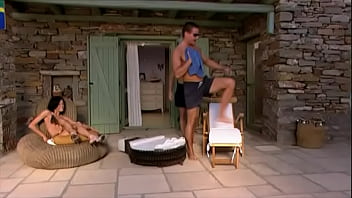 Preview 3 of Jesica Rumbeka - Sexy Aliz Is on Vacation and Ready for the Two Studs Who Show Up