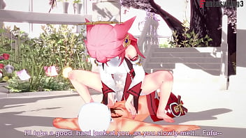 Preview 2 of Son Rape His Stepmom - Yae Miko Having sex | 2 | Genshin Impact | Full &amp_ Full POV version on PTRN and Sheer: Fantasyking3 (step,  ahegao pink haired girl)