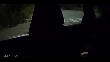 Preview 1 of Arab Muslim Girl Sex - French Dogging - My wife in public parking squirts and fucks a voyeur - Caught by strangers - MissCreamy