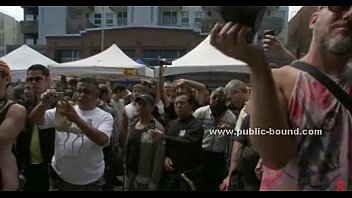 Preview 2 of Milf Sarn - Blonde nordic gay d. in public