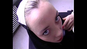 Preview 4 of Xxx13 Sal Girl Blood - Nun drinks piss