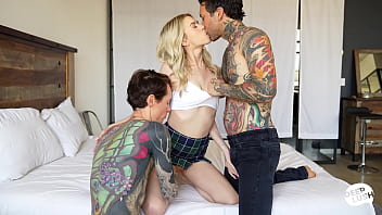 Preview 1 of Aaaaaaa Sex Rona - Jill Kassidy Threesome with Owen and Small Hands