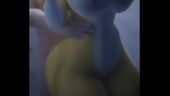 Preview 1 of Piss Gypsy - hent yiff renamon refregada en el ba&ntilde_o