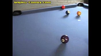 Preview 3 of U P Hindi Xxxi - Blonde Does Pool Table Masturbation