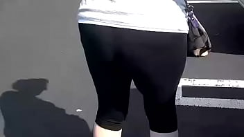 Preview 3 of Bf Hd Xxx Video Com - Wife in her see through leggings