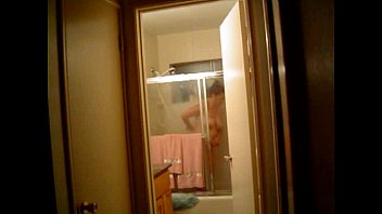 Preview 2 of Chain Red Wap - Dawn in the shower unaware of the cam.