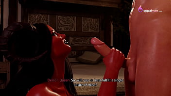 Preview 1 of Jaya Bhabhi Full Massage - Warrior cums on the Demon Queen&#039_s breasts