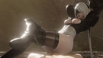 Preview 4 of Toilet Mouth - 2B crossed legs riding