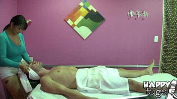 Preview 1 of Indian Nri Porn Hard - Myka showed how to apply oil in Meat Massage by HappyTugs