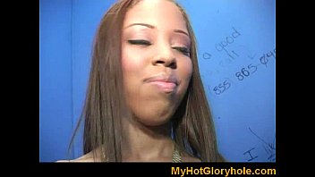 Preview 1 of New Babescom Sex Hot - Adorable cock sucking gloryhole initiation 47