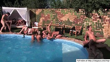 Preview 2 of Grandpa Forcngsex - Hot chicks fucked in holes in pool