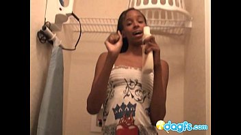 Preview 2 of Nipples Touching Massage - Naughty ebony gf Stephine sensual fetish handjob