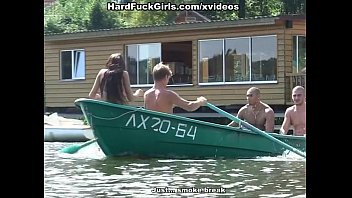 Preview 1 of Big Chut Kissing - Sexy brunette in outdoor hardcore