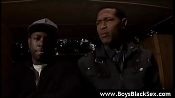 Preview 1 of Call Girl Come To Hotel - Black Gay Boys Deep Ass Fuck - BlacksOnBoys 06