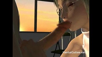 Preview 2 of Pretty Zenta Xxxnx - Busty anime teacher enjoys being group fucked