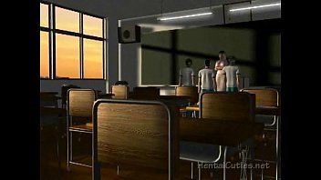 Preview 1 of Pretty Zenta Xxxnx - Busty anime teacher enjoys being group fucked