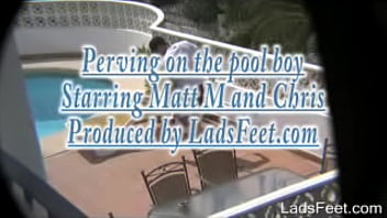 Preview 1 of Vingin 18 - Perving On The Poolboy HD