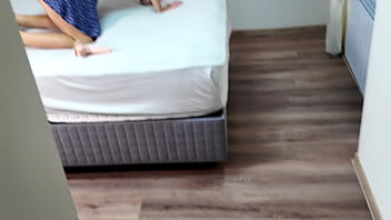 Preview 1 of Lactating Japanese Teacher - Stepmother masturbated in VR glasses and unexpectedly received a dick from her stepson