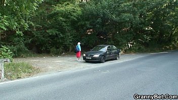 Preview 1 of Vamp Sex - Granny is picked up from the road and fucked