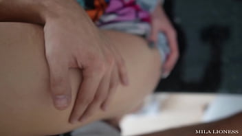 Preview 3 of Real Porn Mom Son In Hidden Cam - Fucked in the Kitchen and Poured Cum On His Stepsister While His Parents Were Sleeping In The Next Room!