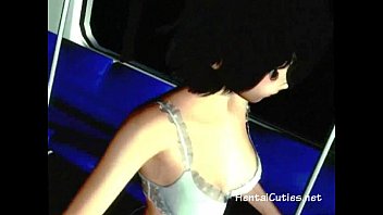 Preview 4 of Petrol Brazil - Horny anime slut mouth fucked