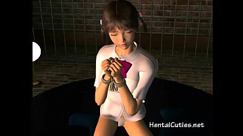 Preview 2 of Wants Money From - Petite 3d cutie tied up with ropes
