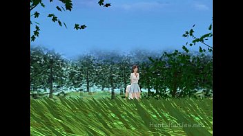 Preview 1 of Innocent Farmer - Innocent hentai slut sucking cock outdoors