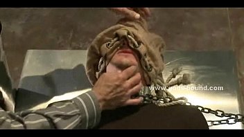 Preview 1 of Oilporn Star - Strong gay master teaching slave bondage