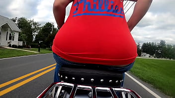Preview 4 of Piper Fawn Foot - Motorcycle GoPro - big ass - Pt 1