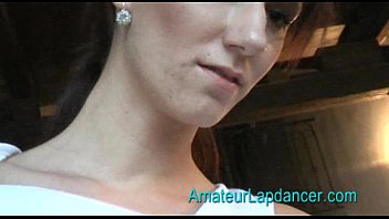 Preview 3 of Tights High Heels - 19 yo nervous brunette stripteases