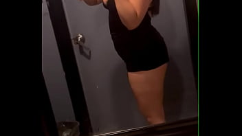 Preview 1 of Hindi Audio Video - Thick latina shakes ass short black dress
