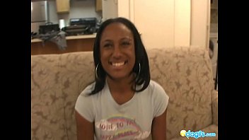 Preview 1 of Anal Creampie Chair - Black hot girlfriend Flower messy blowjob fun