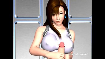 Preview 2 of Japanes Girl Father Fack - Anime slut with big tits enjoys hot cum