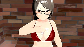 Preview 3 of Burkha Woman - 【Kyo】Anime girl hiding her body with only bubbles.【bubble bath】