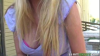Preview 2 of Hairy Bear Hotel - hot blonde Brynn T with bigtits fingering her pussy in the bathroom