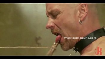 Preview 4 of Babes Anal Small - Gay hunk with tattooes bondage video