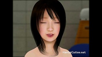 Preview 3 of Sehr Junges Teen - Anime teacher masturbating and sucking cock