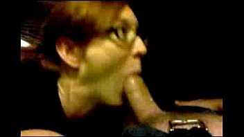Preview 3 of Lesbi Foto Porno - Cute redhead glasses deepthroats swallows
