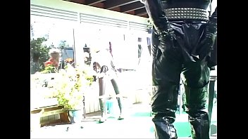 Preview 3 of Asshole Skinny Slim - Roxina2007RubberBabeInGarden180807XL.WMV