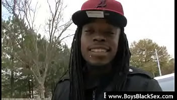 Preview 1 of Massage Like Boy - Black Gay Sex - BlacksOnBoys.com clip-04