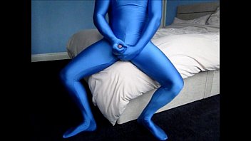 Preview 2 of Ass On Boner - Lycra Zentai Pleasure