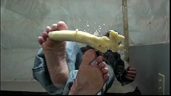 Preview 4 of Iobea - Barefoot Banana Destruction HD PREVIEW