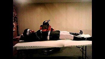 Preview 2 of Amerika Naughty Teacher Video - StephSpunk tied in Self-Bondage for live webcam