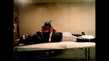 Preview 3 of Amerika Naughty Teacher Video - StephSpunk tied in Self-Bondage for live webcam