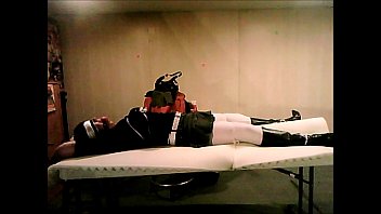 Preview 4 of Amerika Naughty Teacher Video - StephSpunk tied in Self-Bondage for live webcam