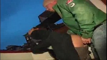 Preview 1 of Big Boos Mom Massage - Hot Ass girl with nice tits fucked in Public Doggystyle On A Boat in Amsterdam