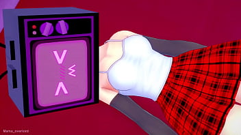 Preview 1 of Ratry Princessa - Tv woman muy caliente quiere quitarse la minifalda en el hotel del amor