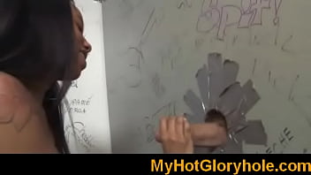 Preview 4 of Fistsexgirl - Black honey in gloryhole initiation 20