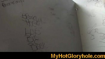 Preview 2 of Iranian Seex - Black honey in gloryhole initiation 9