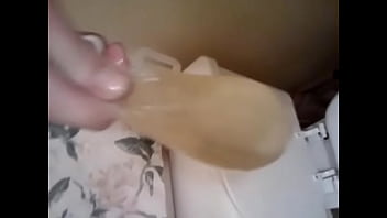 Preview 3 of River5 - piss in condom in fleshlight